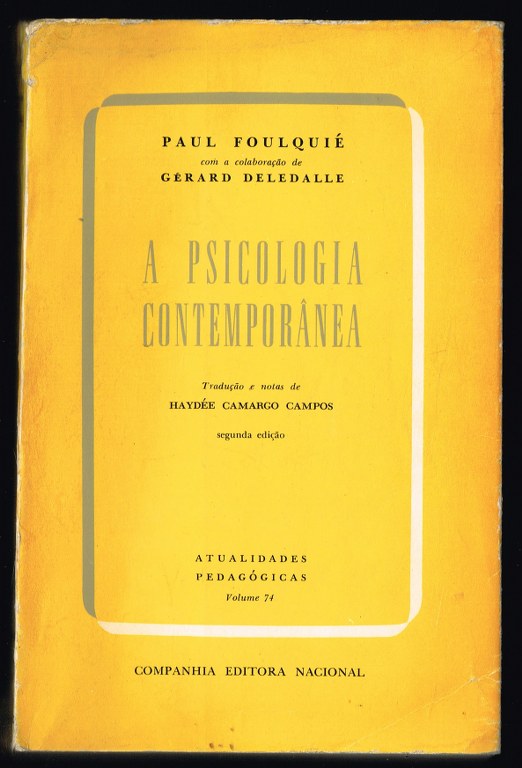 A PSICOLOGIA CONTEMPORÂNEA